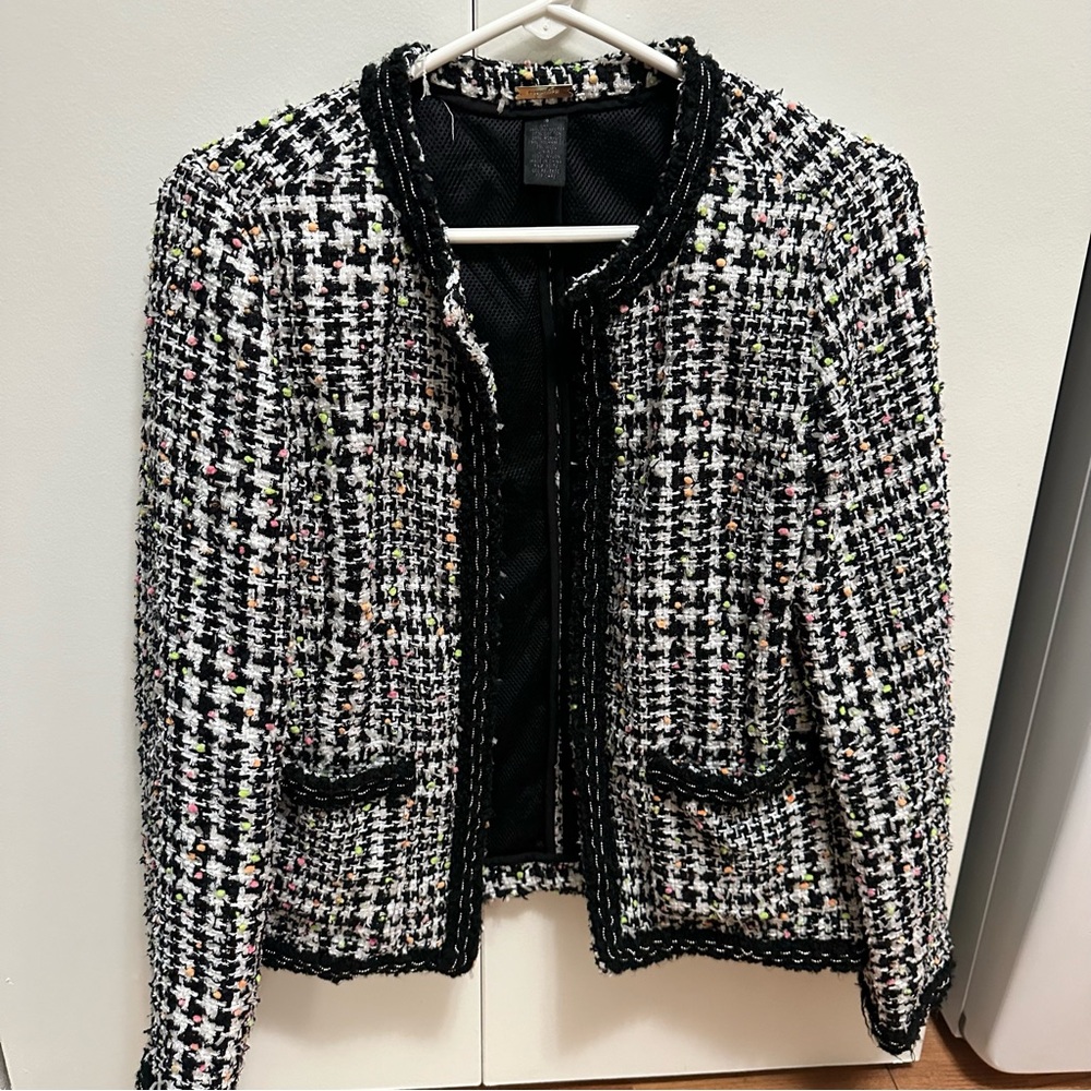 Tweed Multicolor Jacket/blazer Size 6